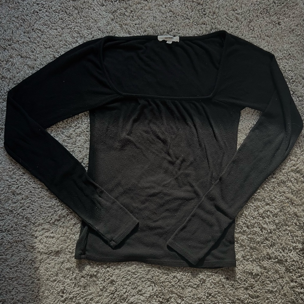 Joah Brown Square Neck Long Sleeve | M/L